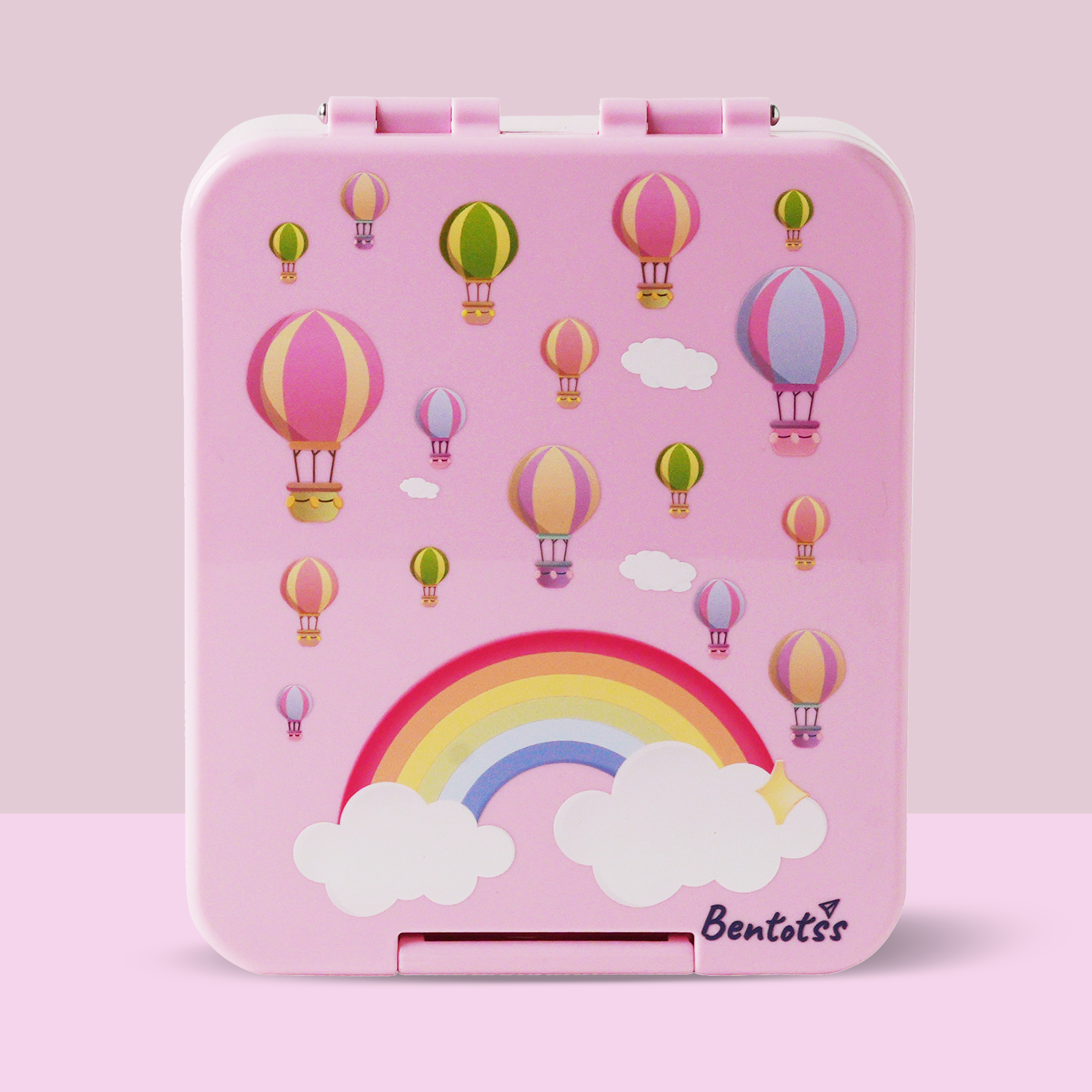 Pink Lunch Box with Parachute Theme