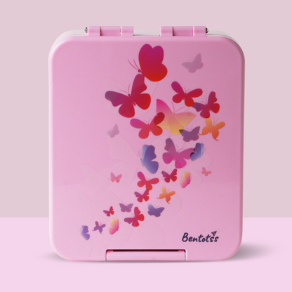 Pink Butterfly Lunch Box