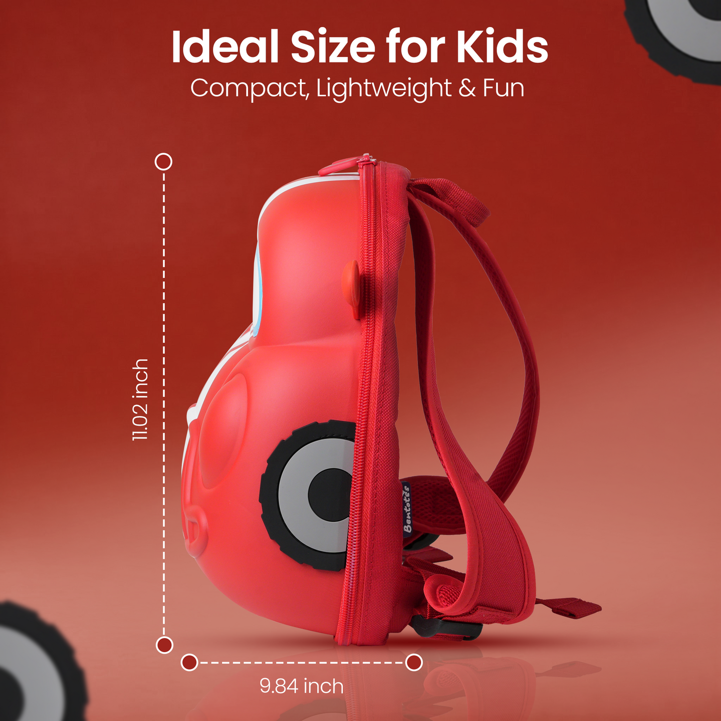 Red Car Themed Bag - Stylish Backpack