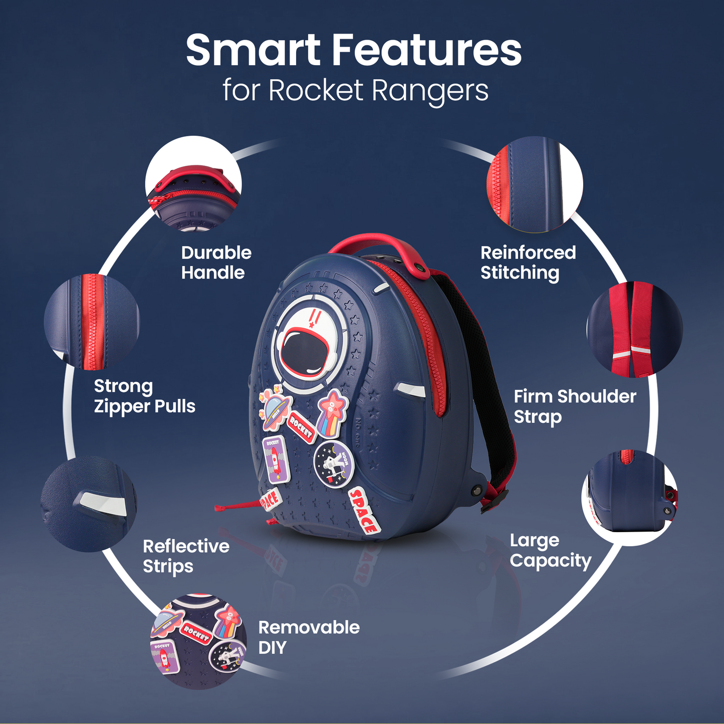 Space Themed Silicone Bag - Stylish and Durable