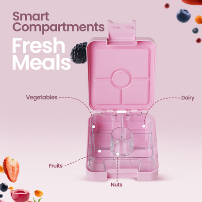 Pink Butterfly Lunch Box