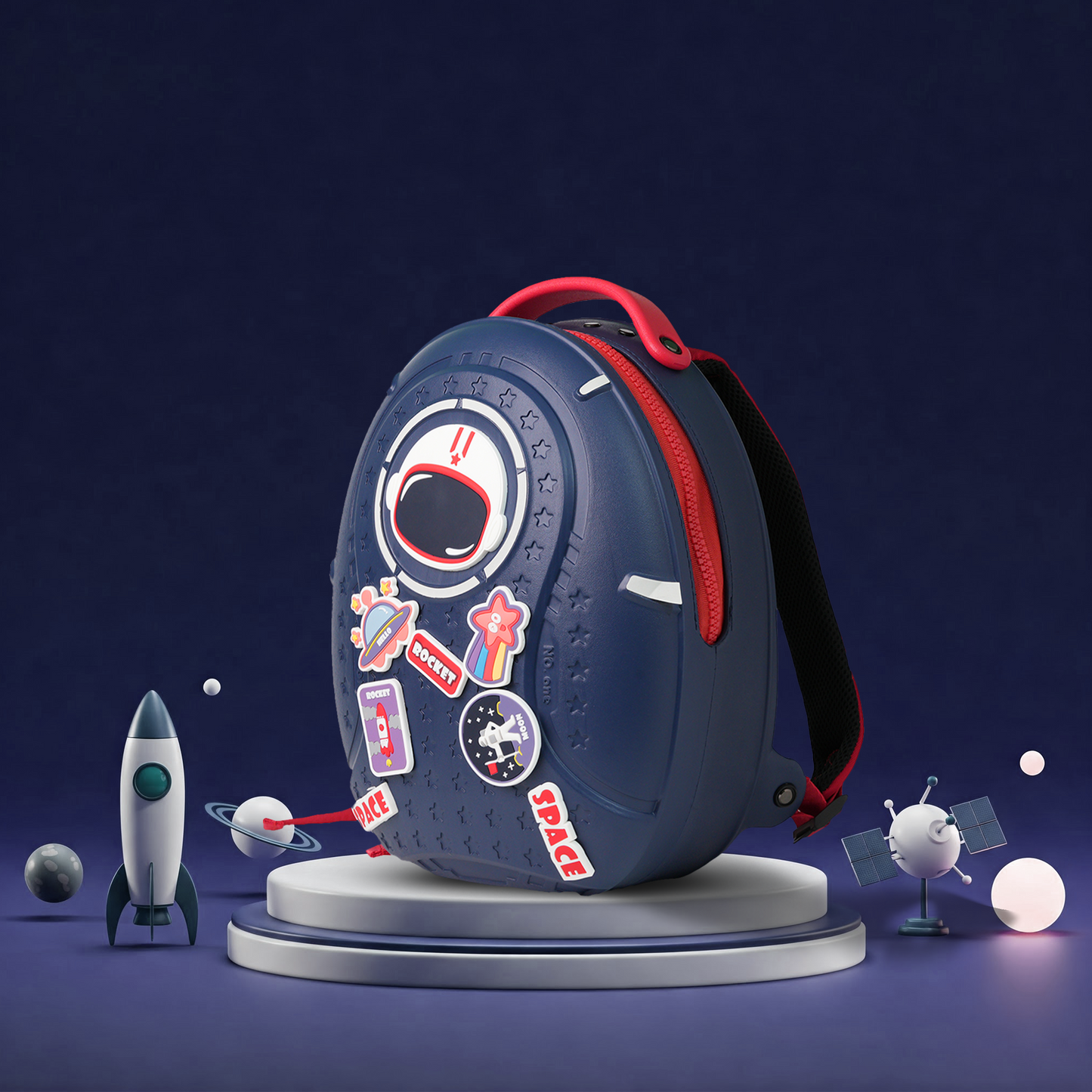 Space Themed Silicone Bag - Stylish and Durable