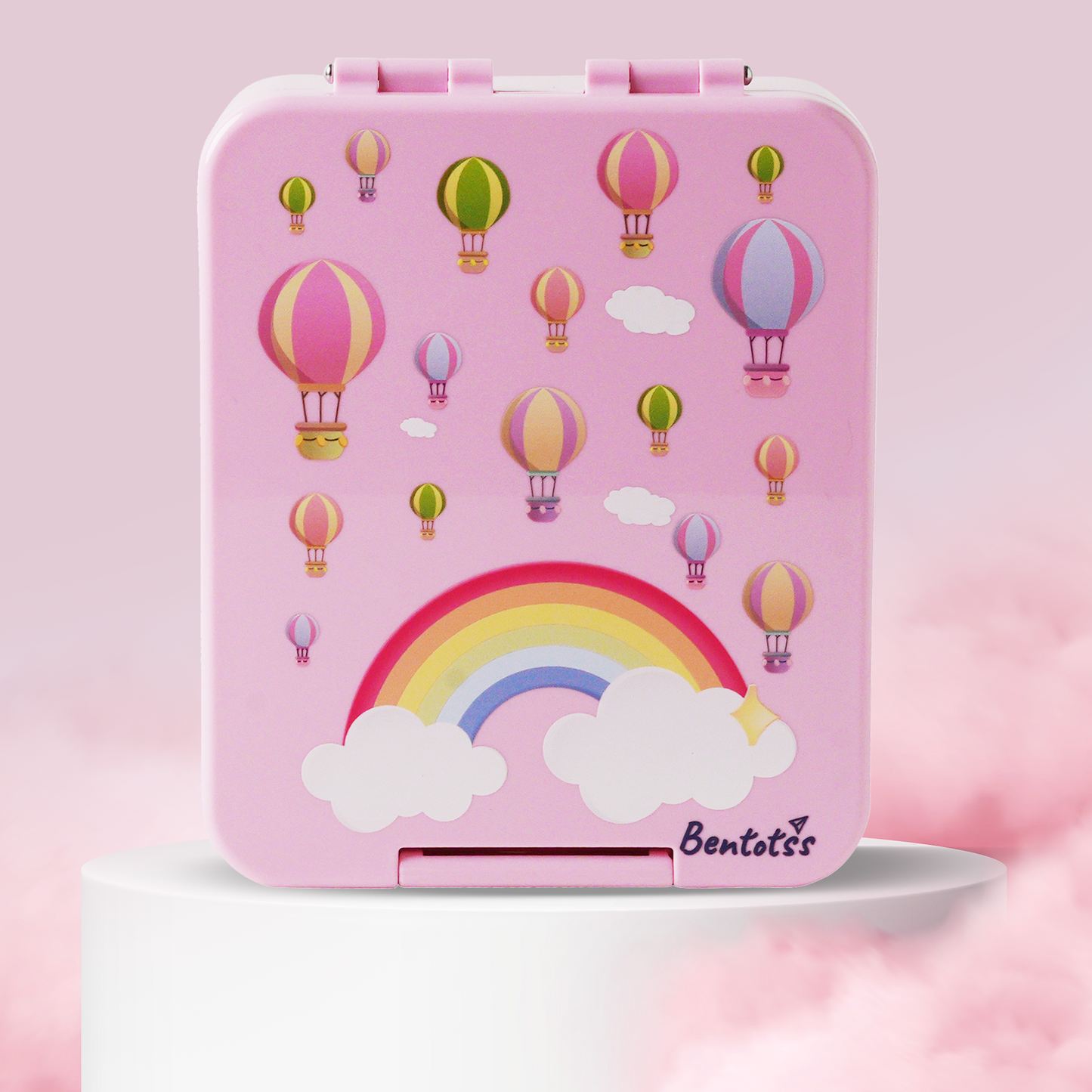 Pink Lunch Box with Parachute Theme