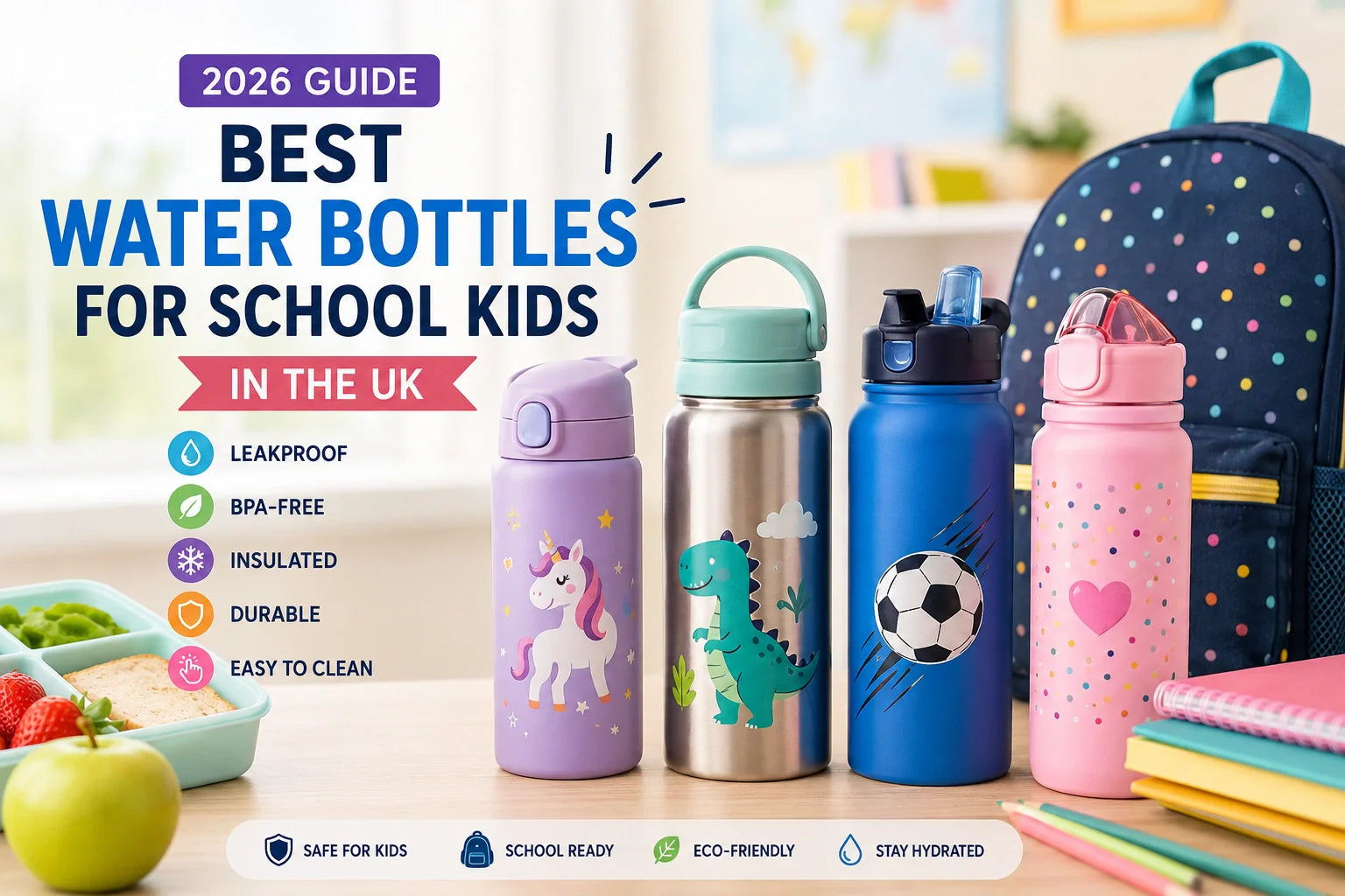 Best Water Bottles for School Kids