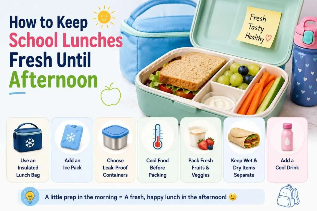 how to keep school lunch fresh until afternoon