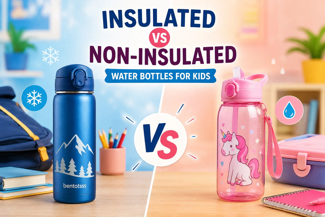 Insulated vs Non-Insulated Water Bottles for Kids