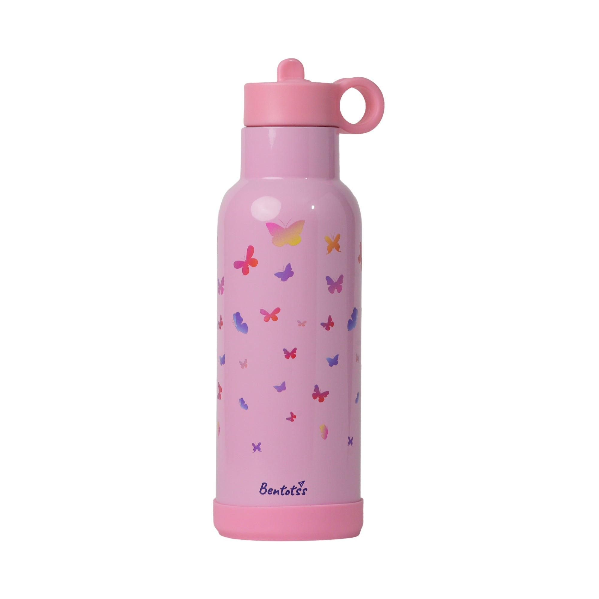 Butterfly Theme Pink Water Bottle - Leak Proof