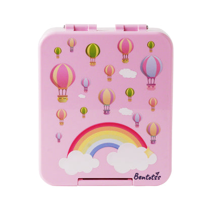 Pink Parachute-Themed Lunch Box - Leak-Proof and Delightful