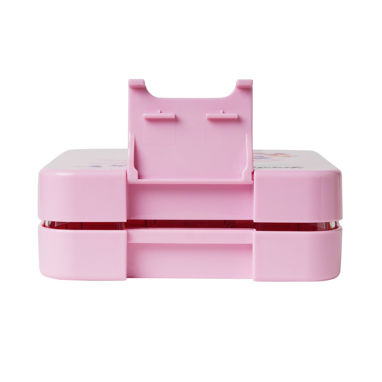 Pink Parachute-Themed Lunch Box - Leak-Proof and Delightful