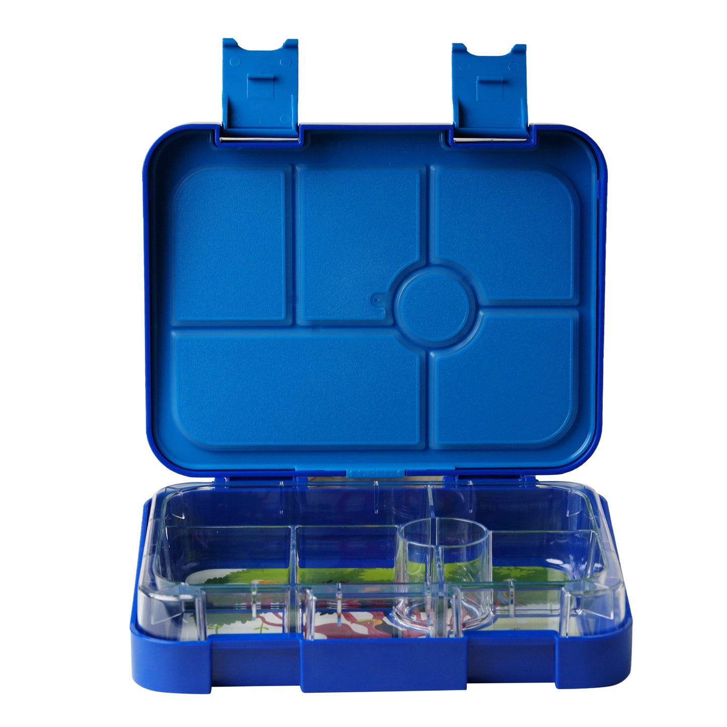 Aquarium-Themed Blue Bento Box - Leak Proof