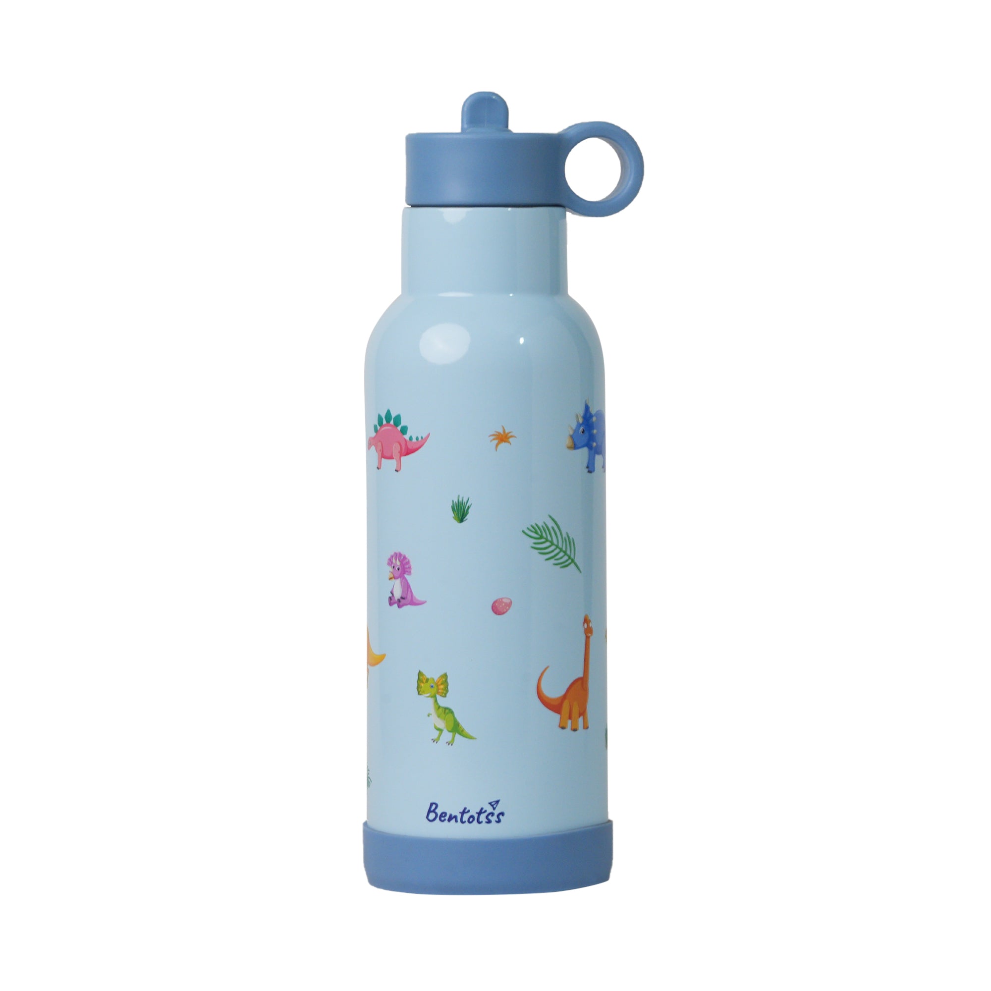 Light Blue Animal Themed Water Bottle - Bentotss