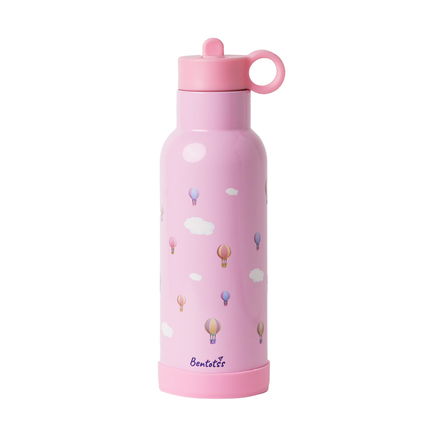 Pink Water Bottle with Parachute Printed - Bentotss